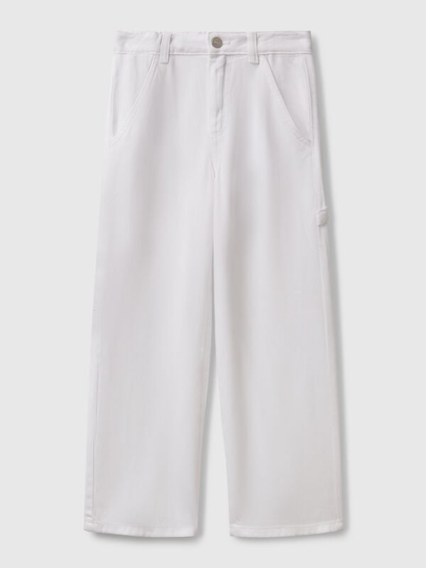 Pantalon fluide style travailleur Filles