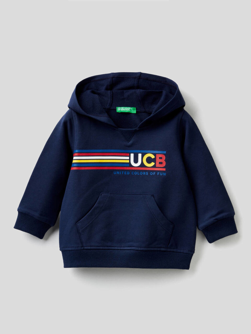 Sweat avec capuche en coton stretch image number 1