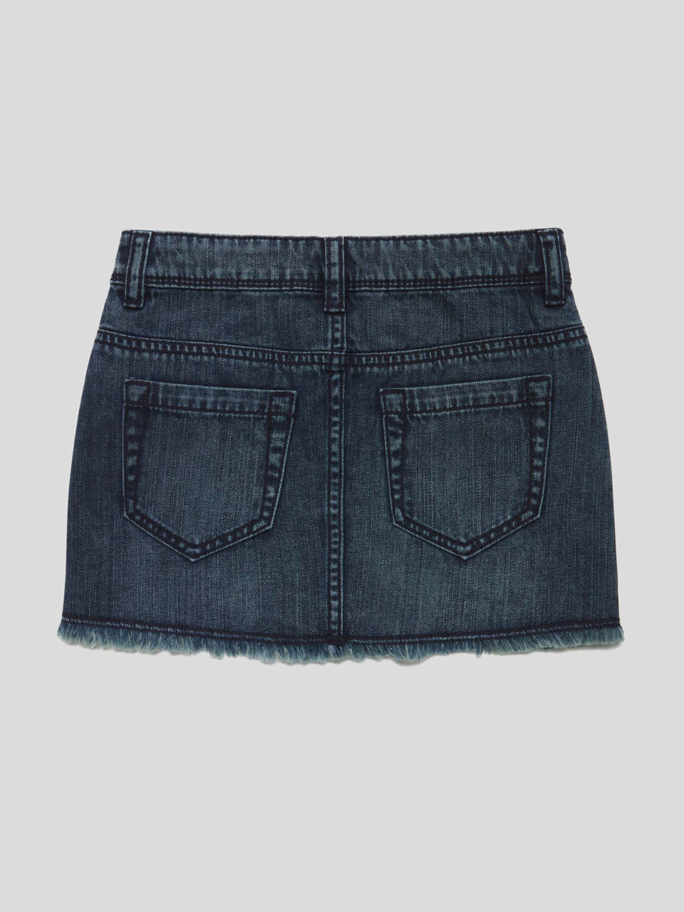 Jupe en denim avec bandes en lurex image number 2