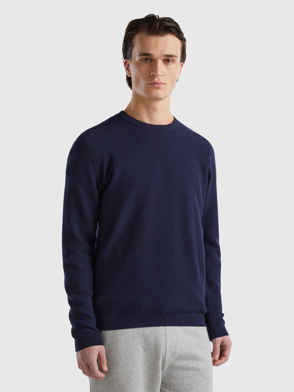Pull homme shop laine col rond