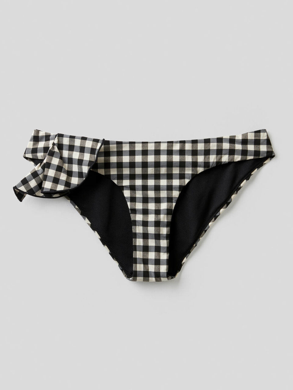 Slip de bain vichy avec volant image number 1