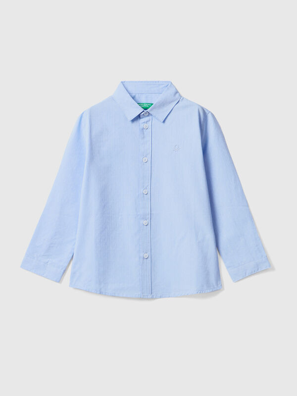Chemise classique en pur coton