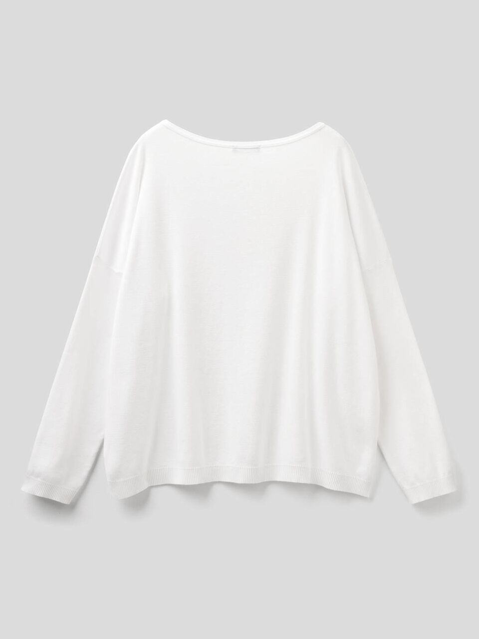 Pull en coton avec encolure ronde image number 2