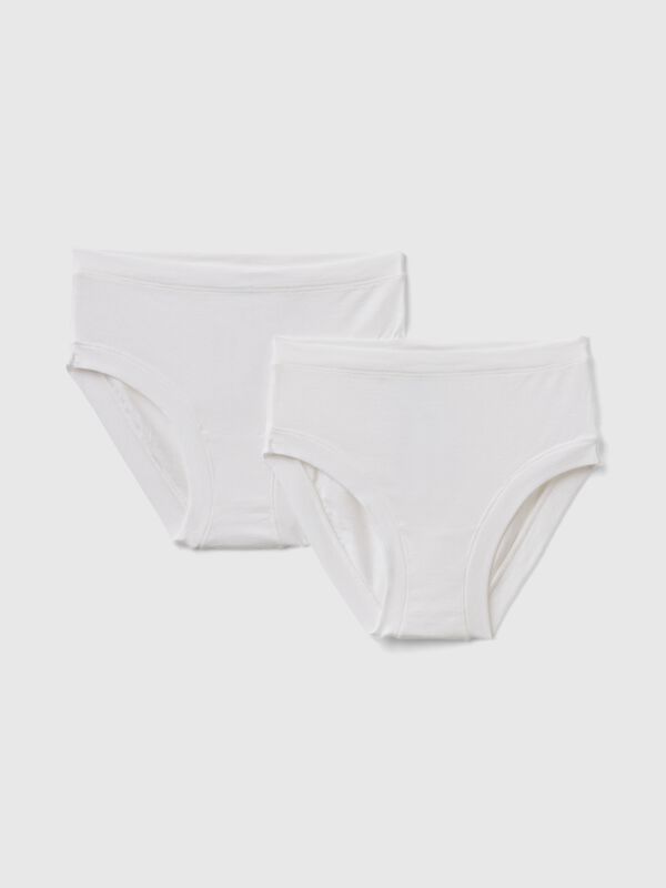 Deux culottes en coton super stretch Filles