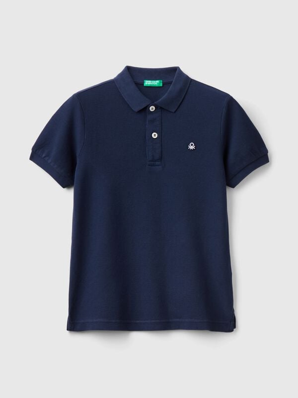 Polo slim en pur coton Garçon
