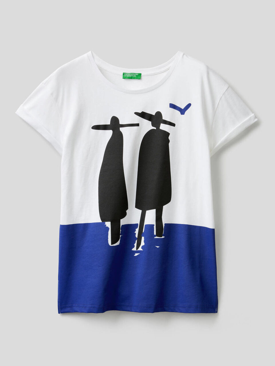 T-shirt 100% coton avec grand imprimé image number 1