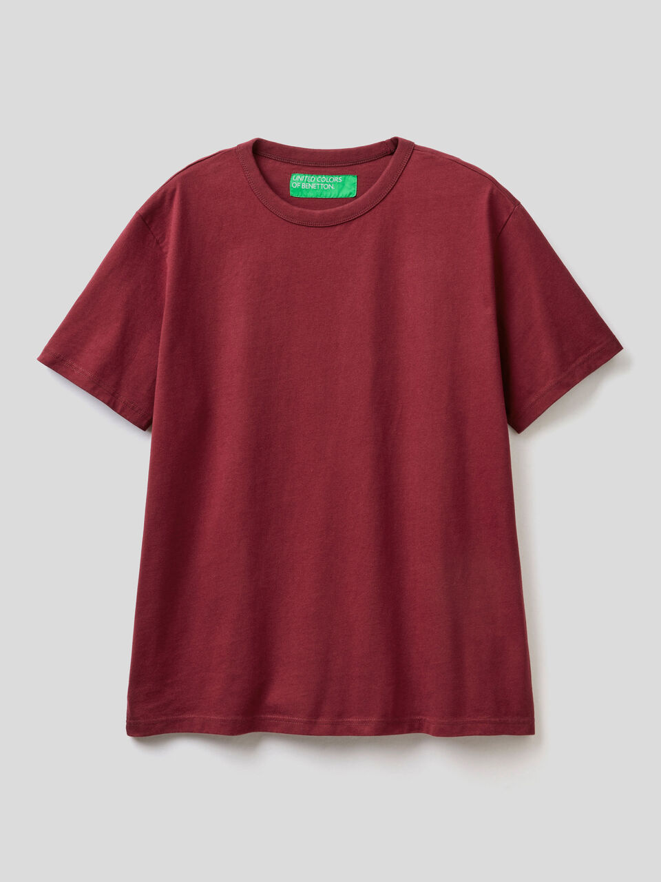 T-shirt col rond en pur coton image number 1