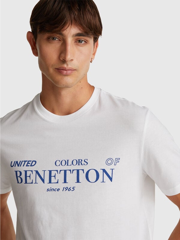 T-shirt en coton avec logo Homme