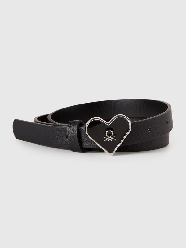 Ceinture avec boucle en forme de cœur Filles