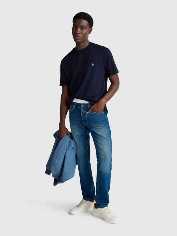 T-shirt basique en coton Homme
