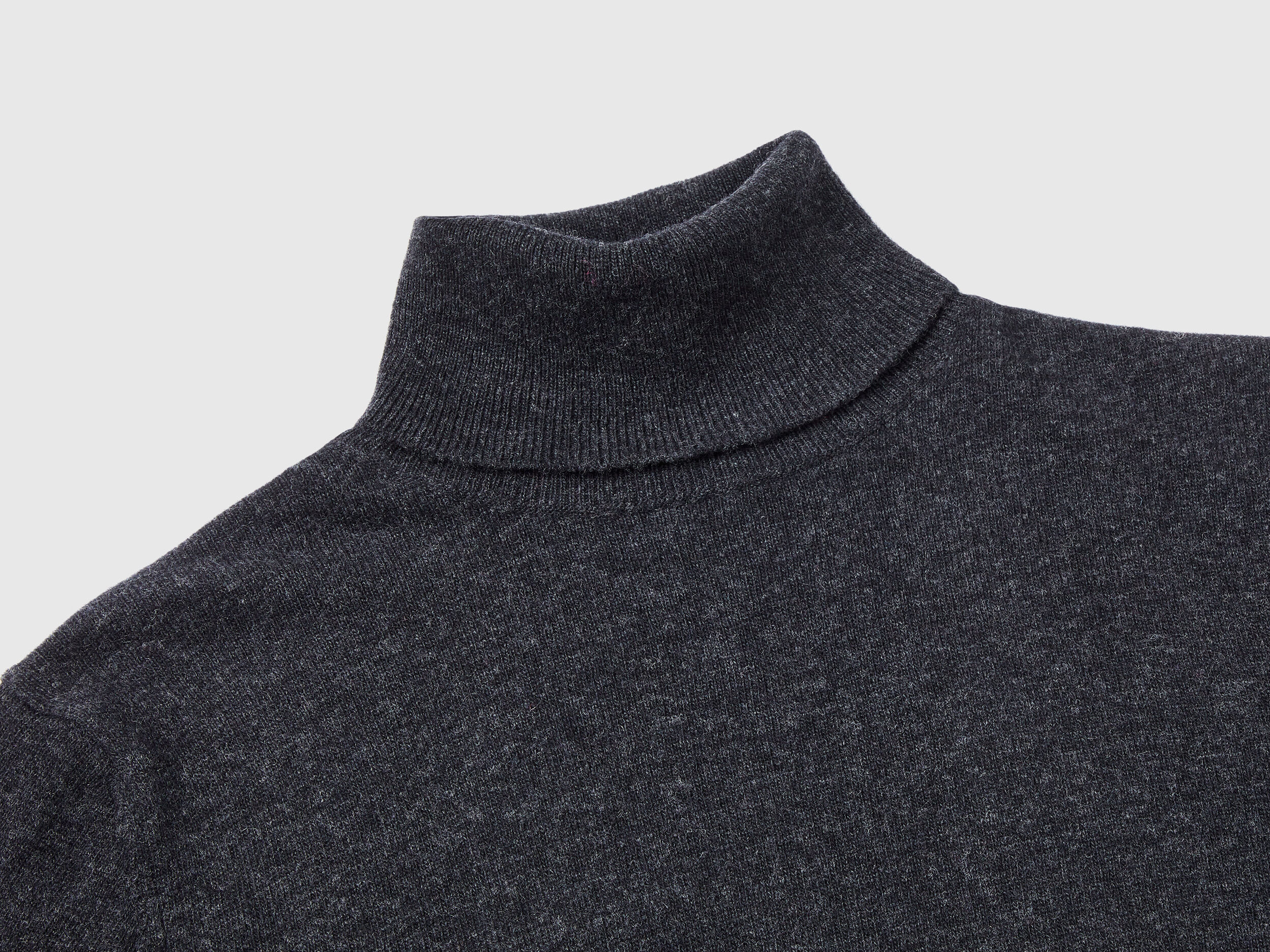 Pull col roulé gris anthracite sale femme