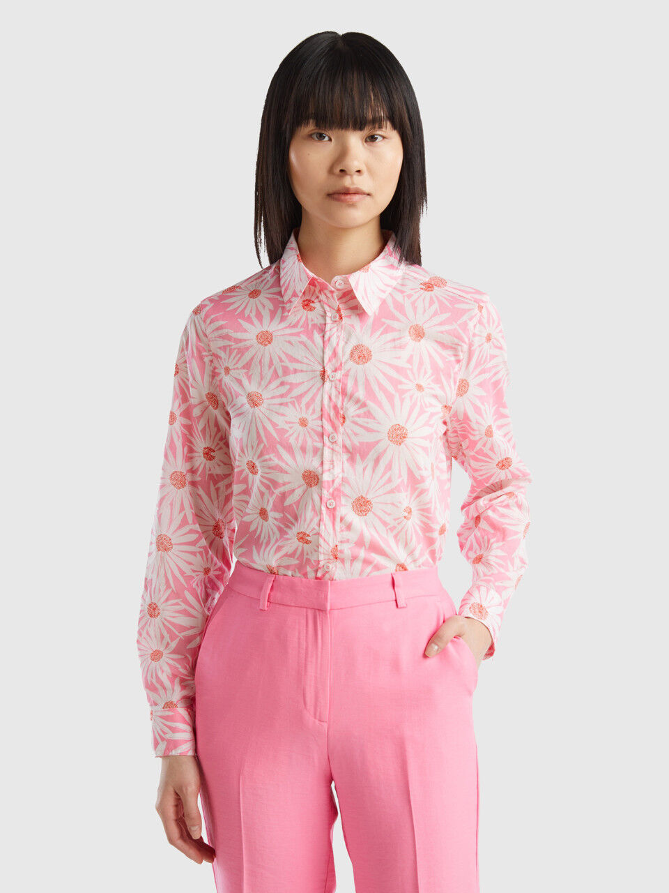 Chemisier shop benetton femme