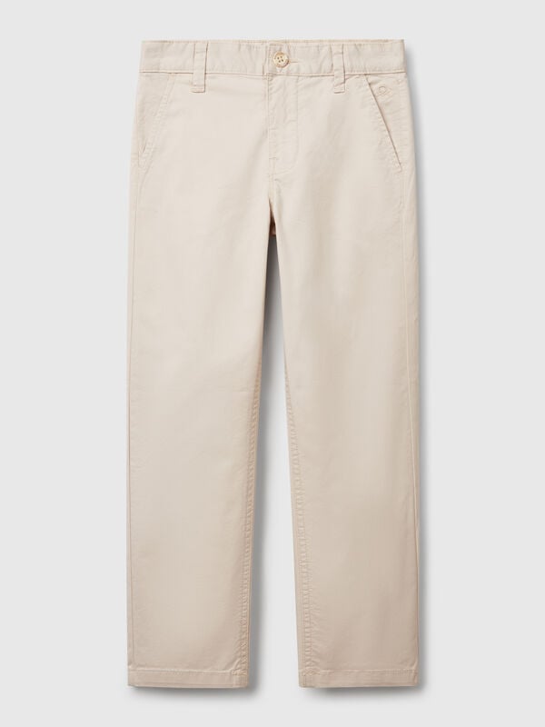 Chino coupe slim en coton stretch Garçon