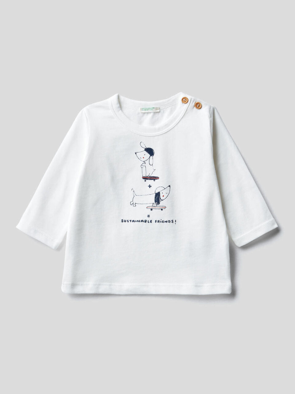 T-shirt manches longues avec imprimé image number 1