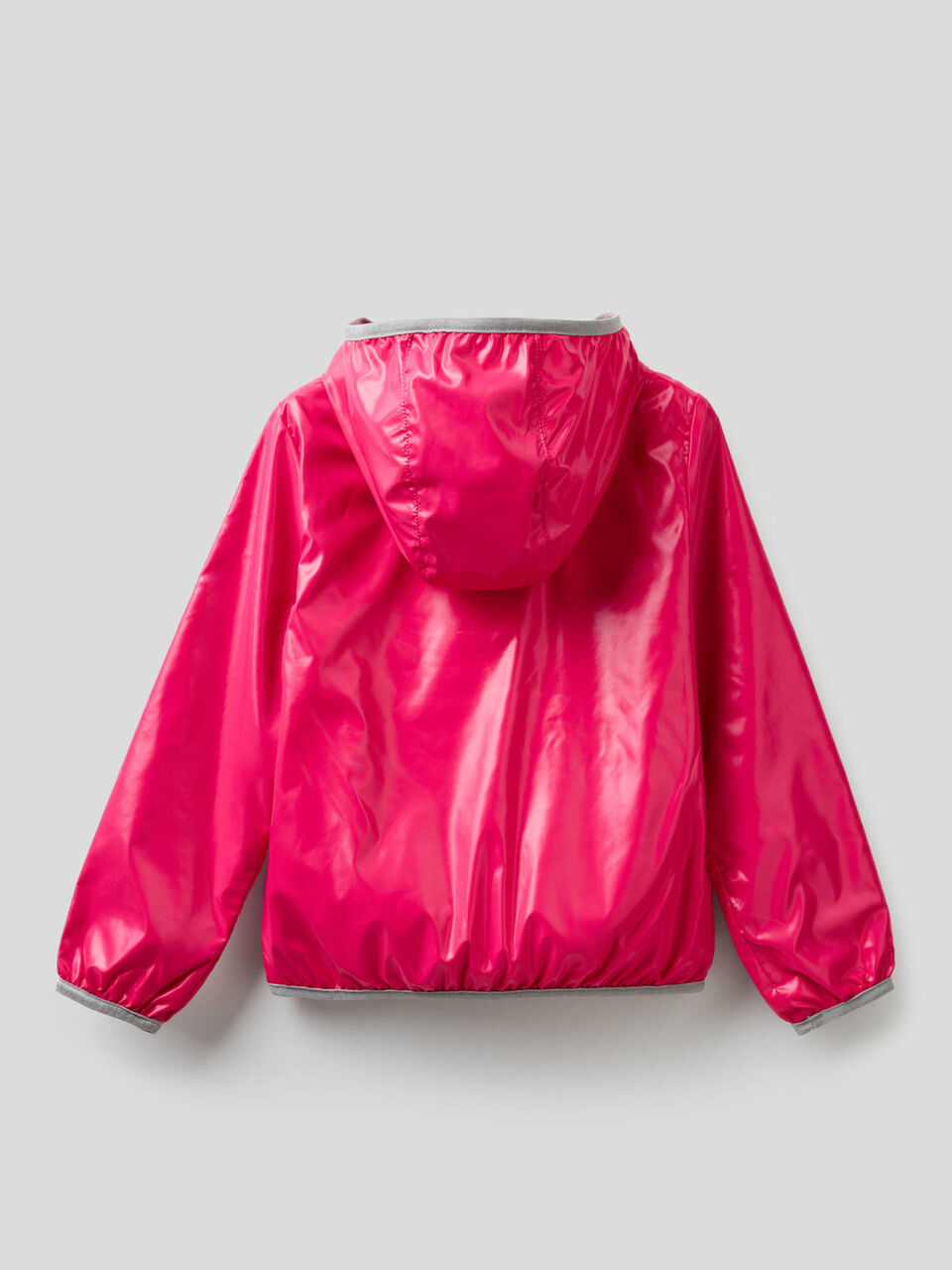 Blouson avec capuche en tissu technique image number 2