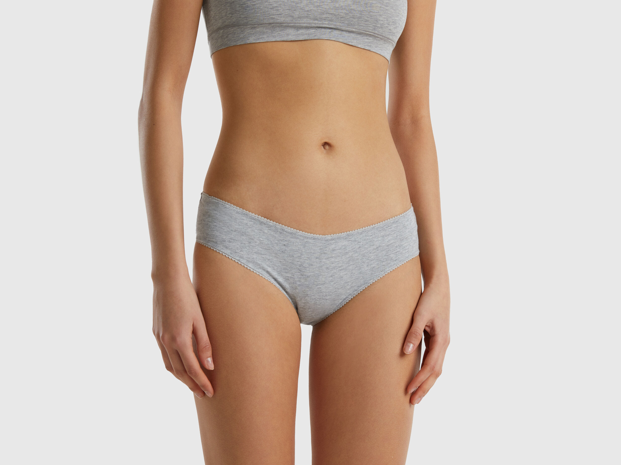 Culotte basique en coton bio stretch
