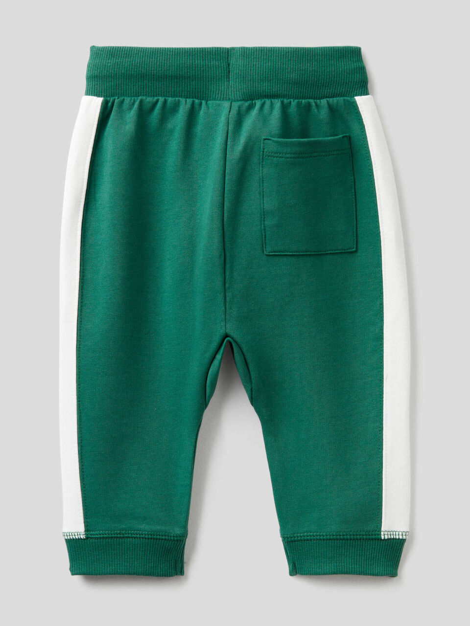 Pantalon en molleton de coton bio stretch image number 2
