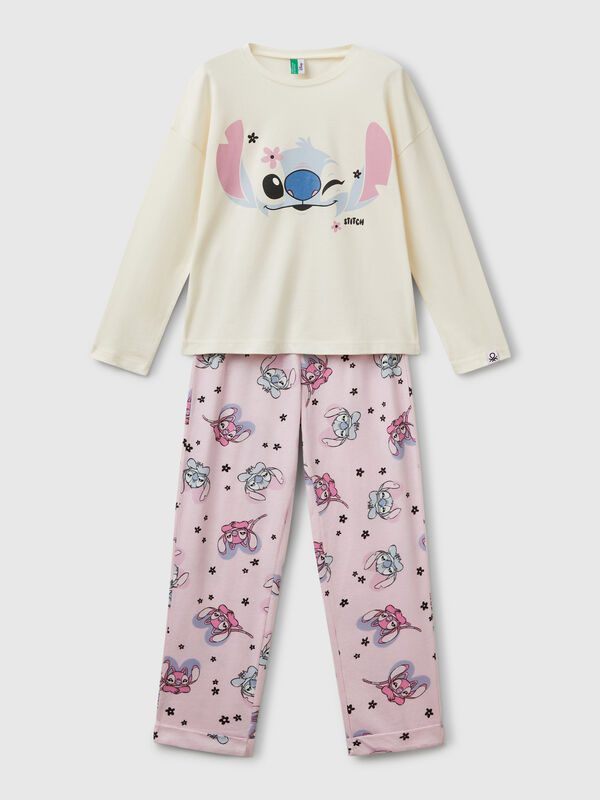 Pyjama fluide imprimé Stitch ©Disney Filles