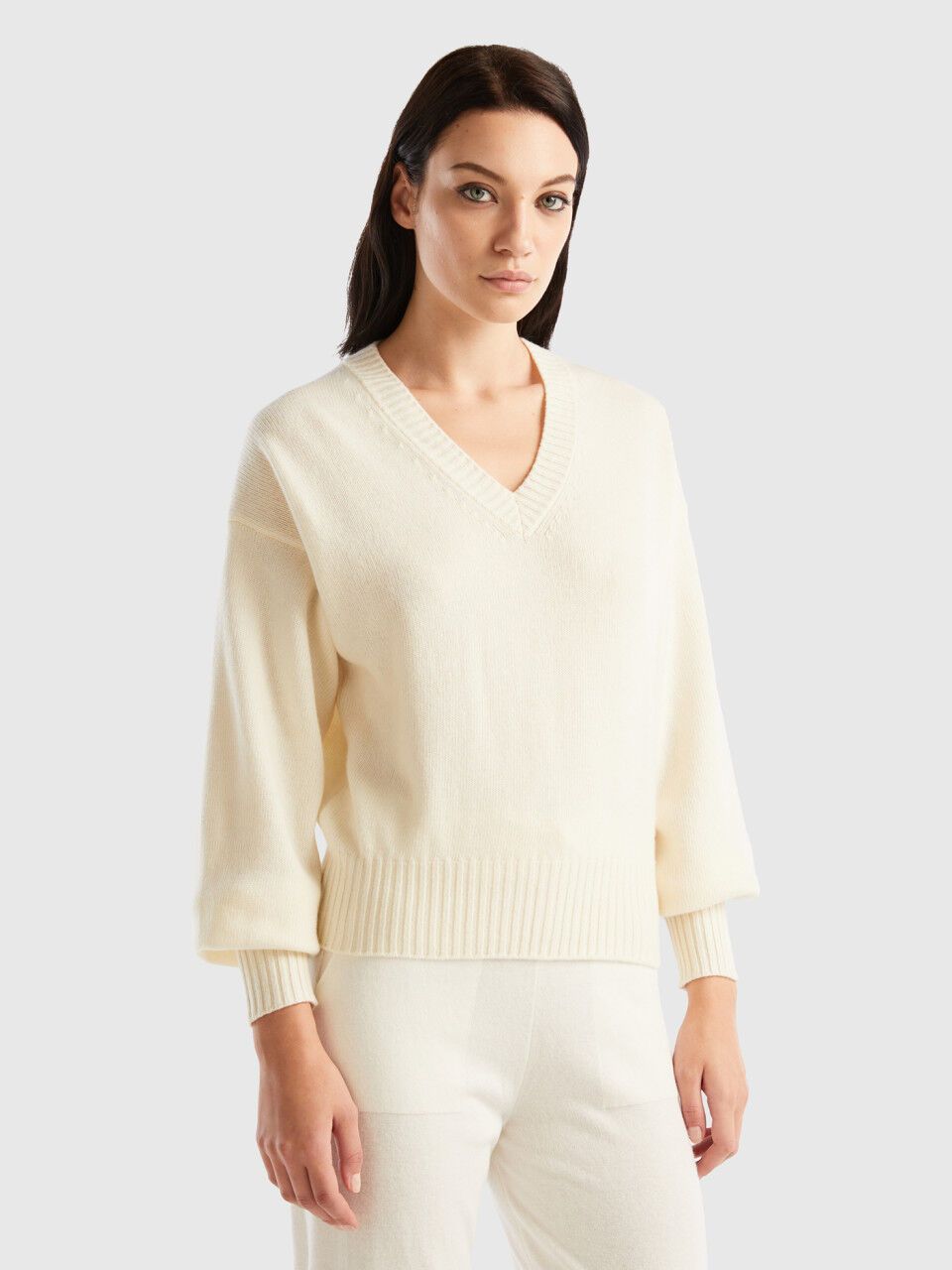 Pantalon jogging top cachemire femme