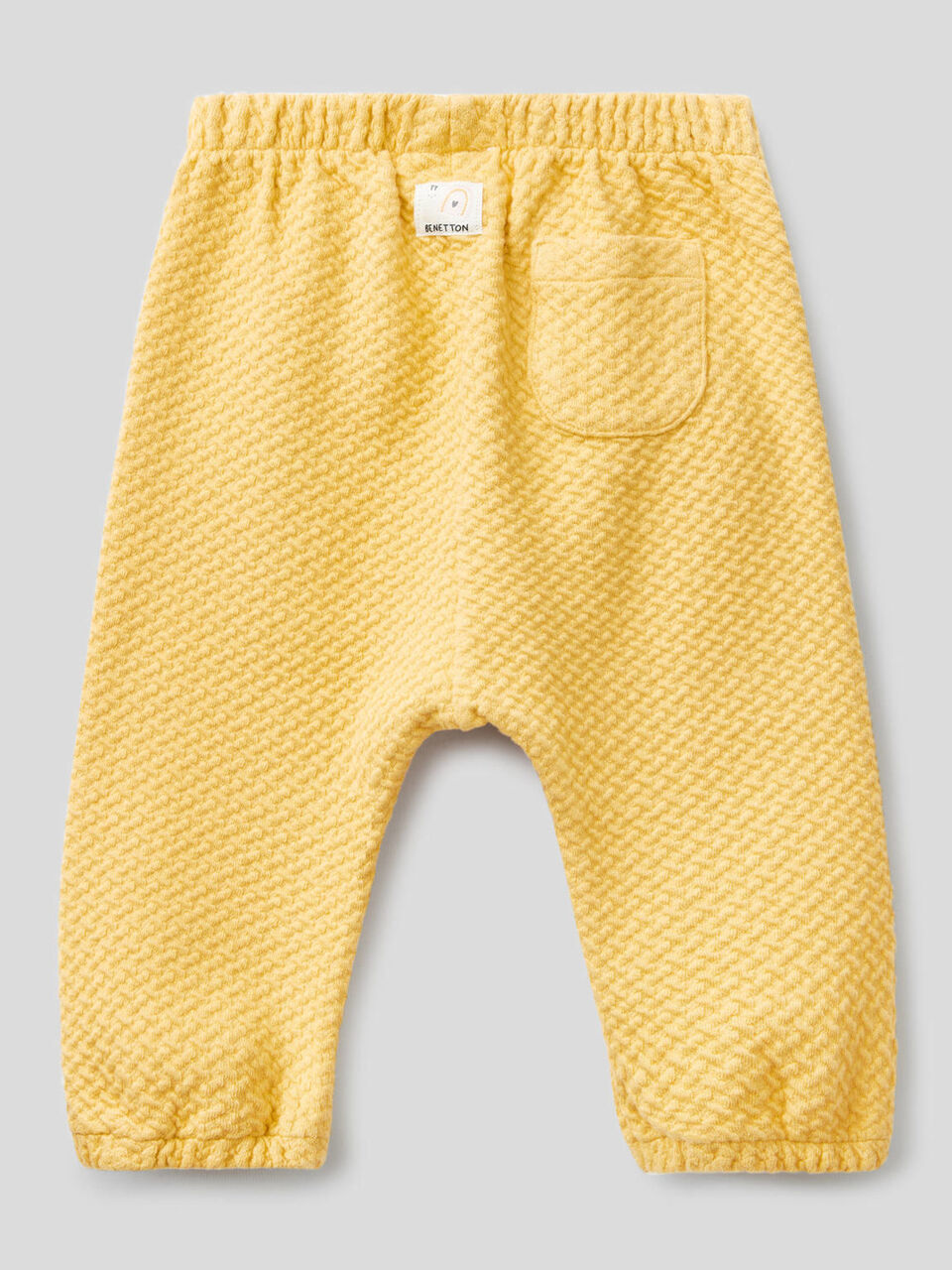 Pantalon en coton bio stretch texturé image number 2
