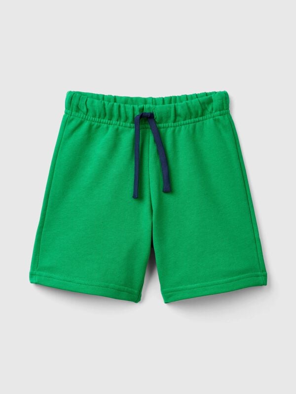 Bermuda en molleton pur coton Garçon