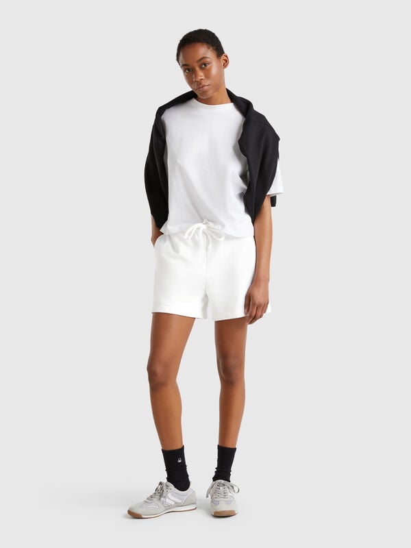 Short avec élastique logotypé Femme