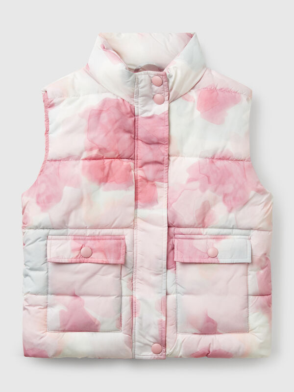 Gilet matelassé à motifs Filles