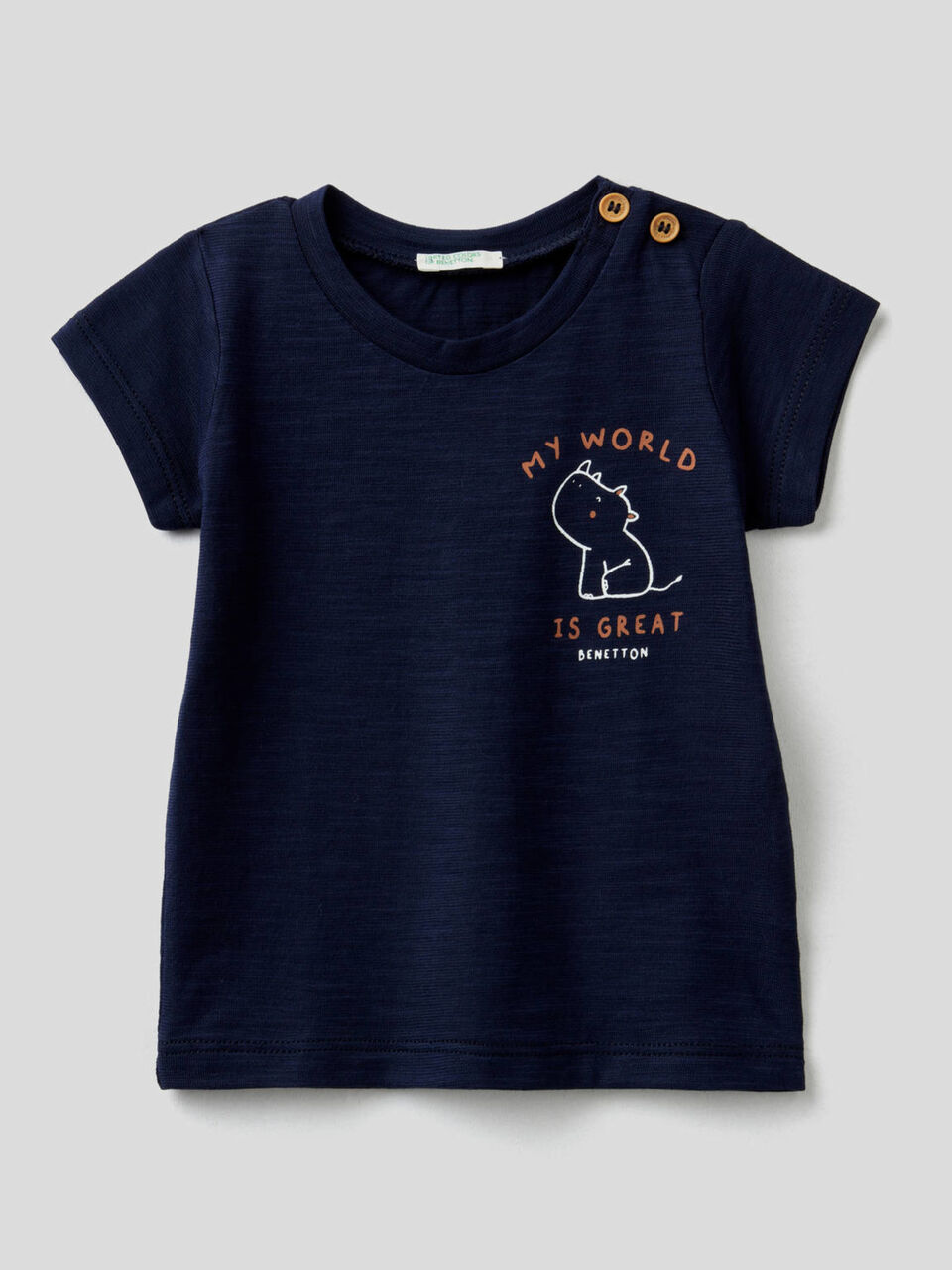 T-shirt en pur coton avec imprimé image number 1