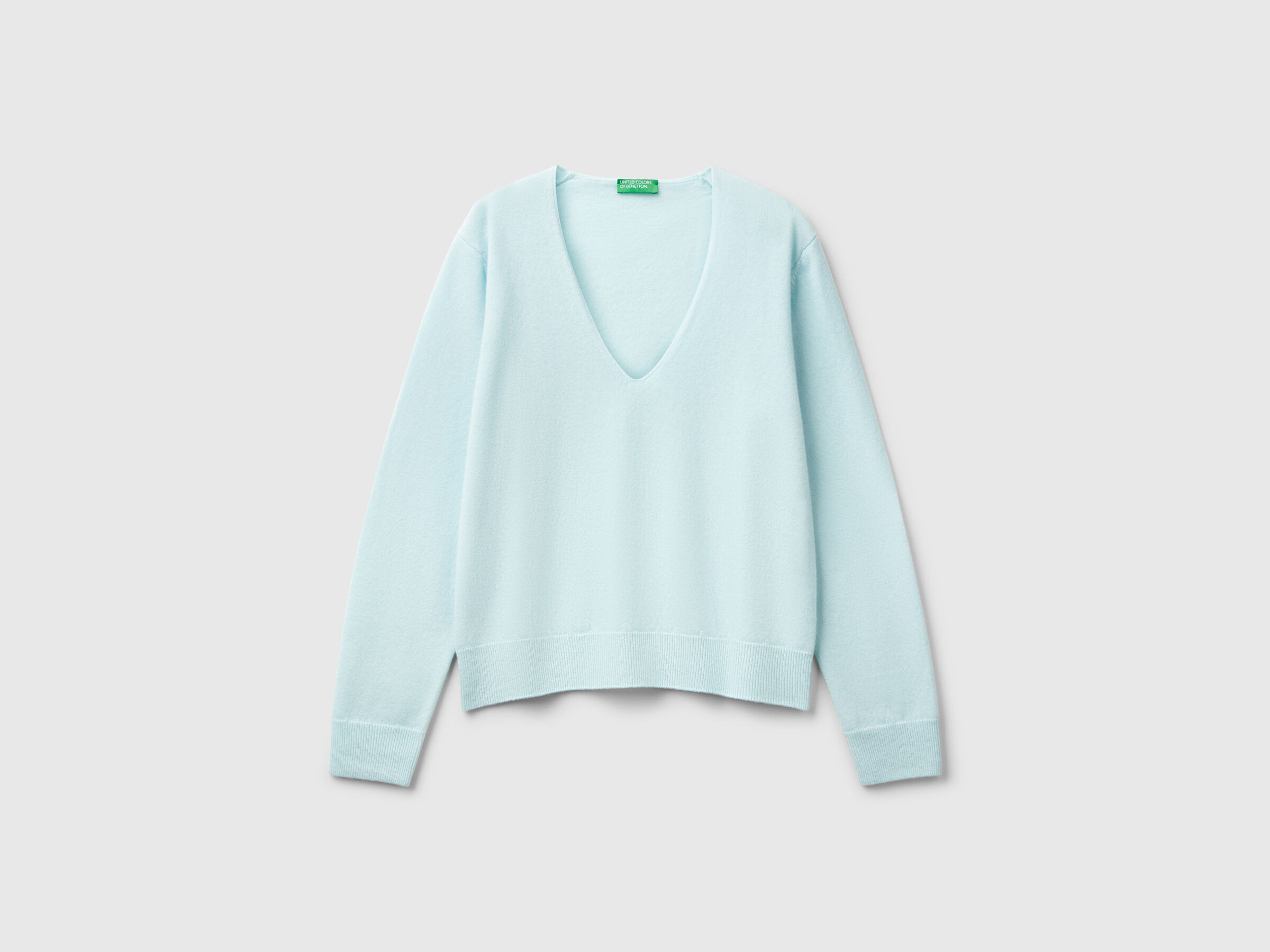 V NECK SWEATER L/S Femme image number 3