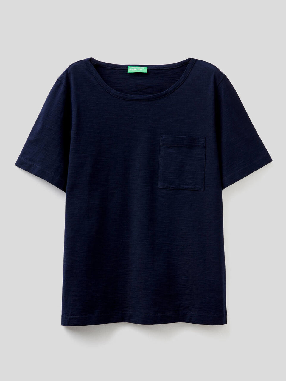 T-shirt uni avec pochette image number 1