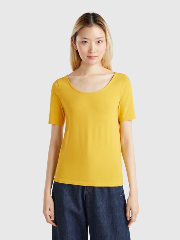 T-shirt coupe slim réversible Femme