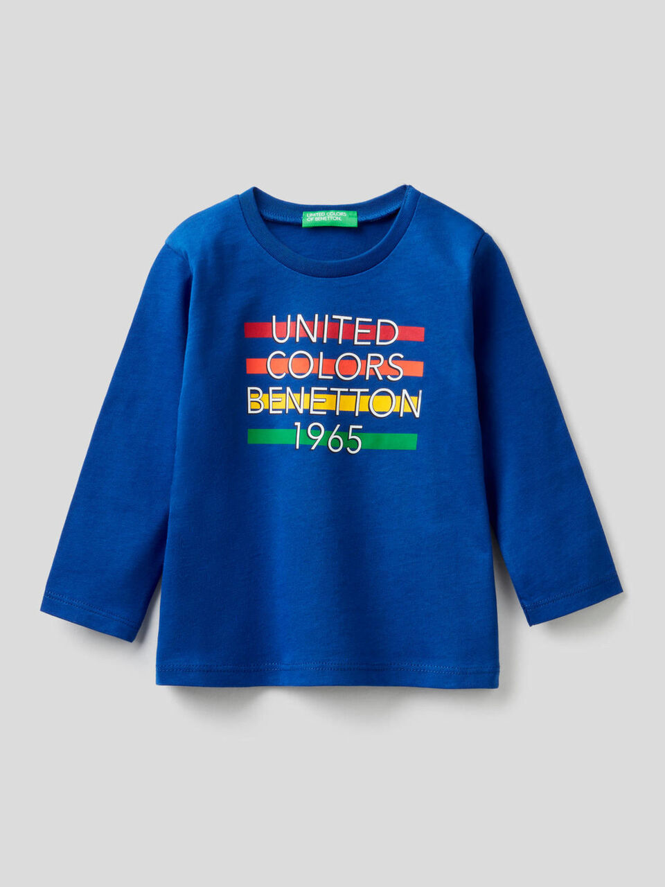 T-shirt manches longues en coton bio image number 1
