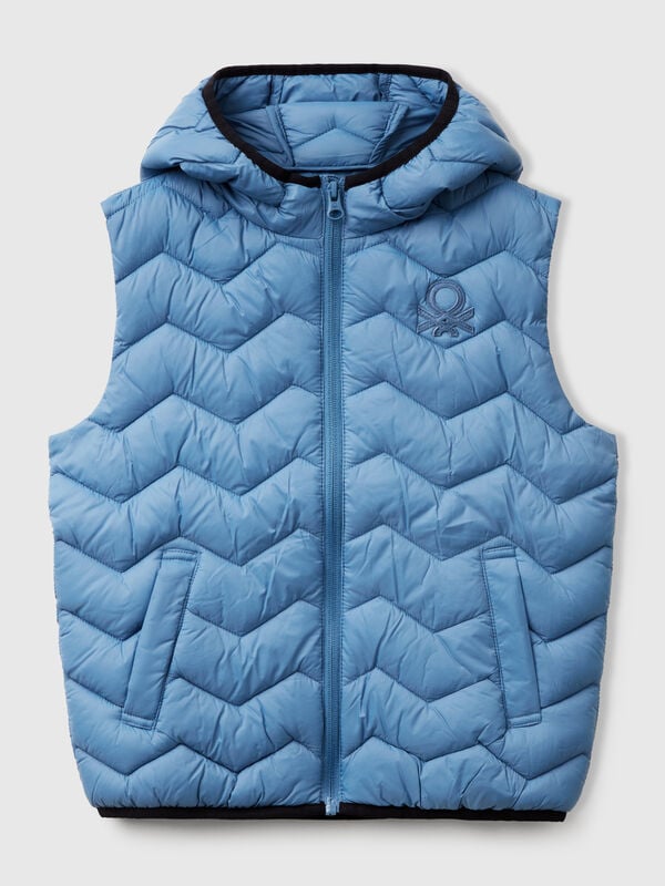 Gilet rembourré avec capuche Garçon