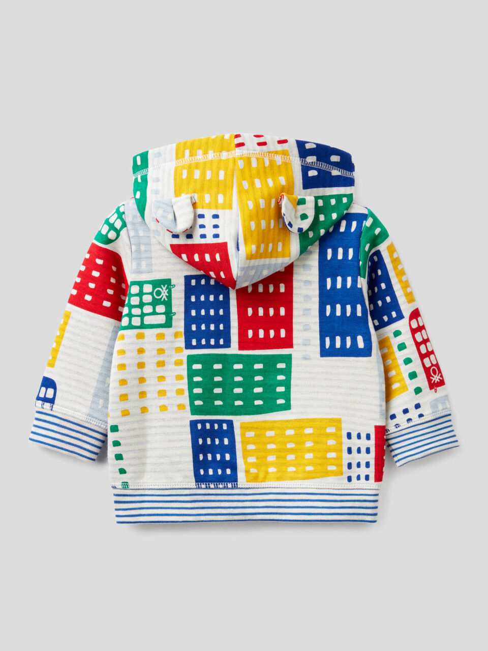 Sweat avec capuche en coton bio stretch image number 2