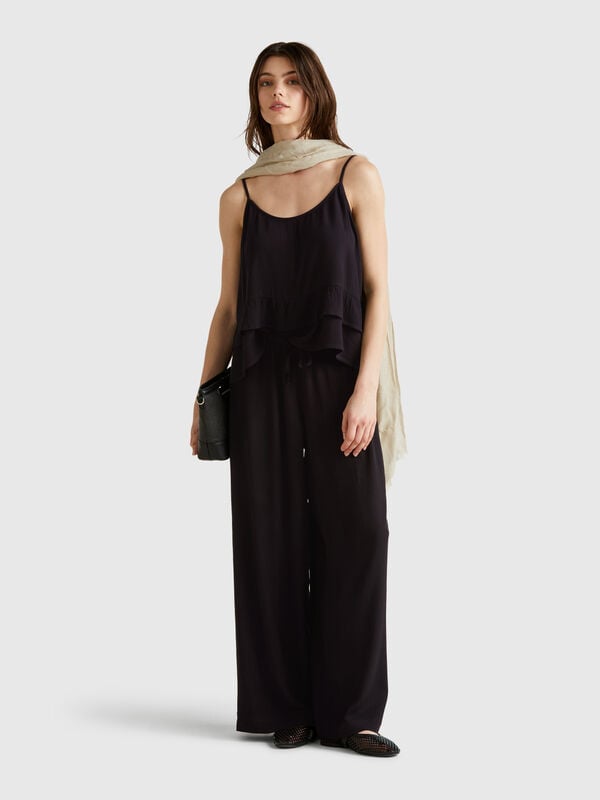 Pantalon large fluide Femme