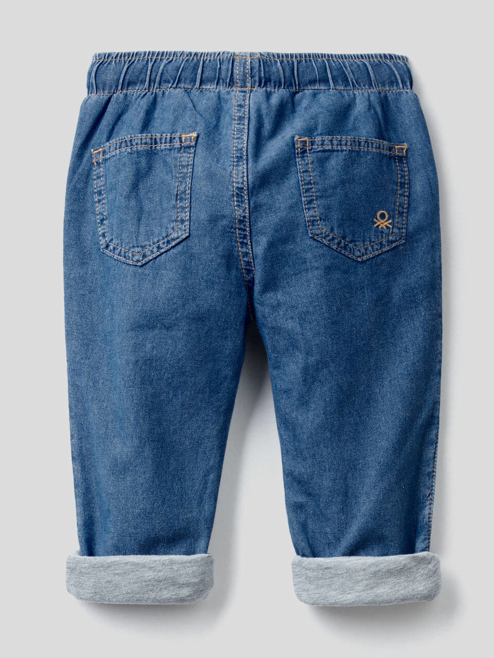 Pantalon doublé en jeans léger image number 2
