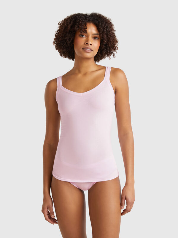 Débardeur sous-vêtement en coton super stretch Femme