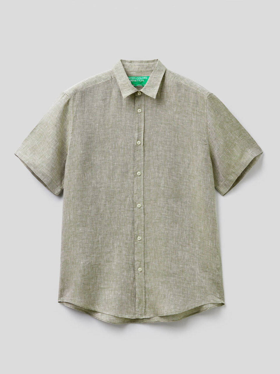 Chemise à manches courtes 100% lin image number null