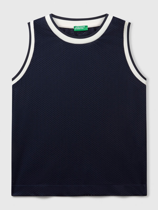 Débardeur en mesh style basket Garçon
