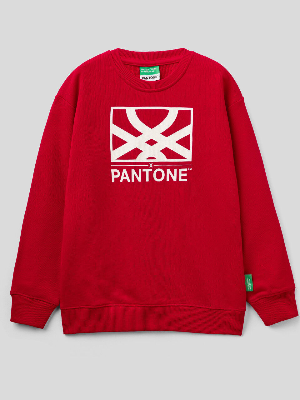 Sweat rouge BenettonxPantone™