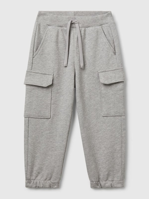 Pantalon cargo sweat-shirt Garçon