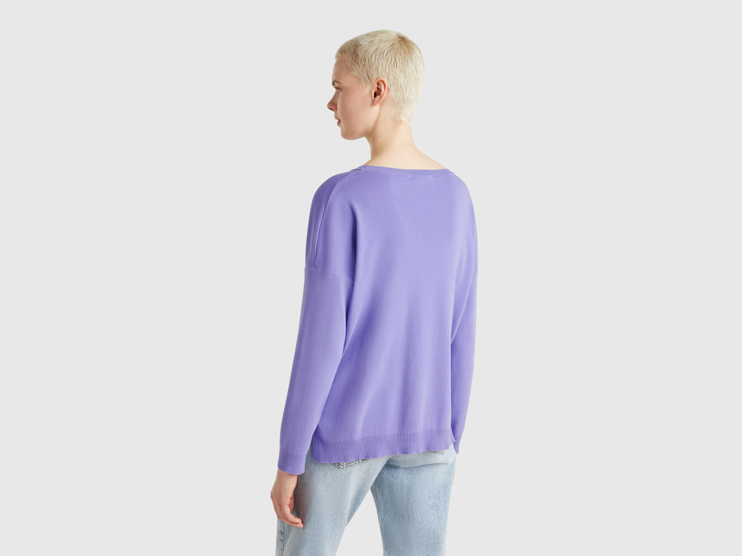 BOAT-NECK SWEAT.L/S Femme image number 1