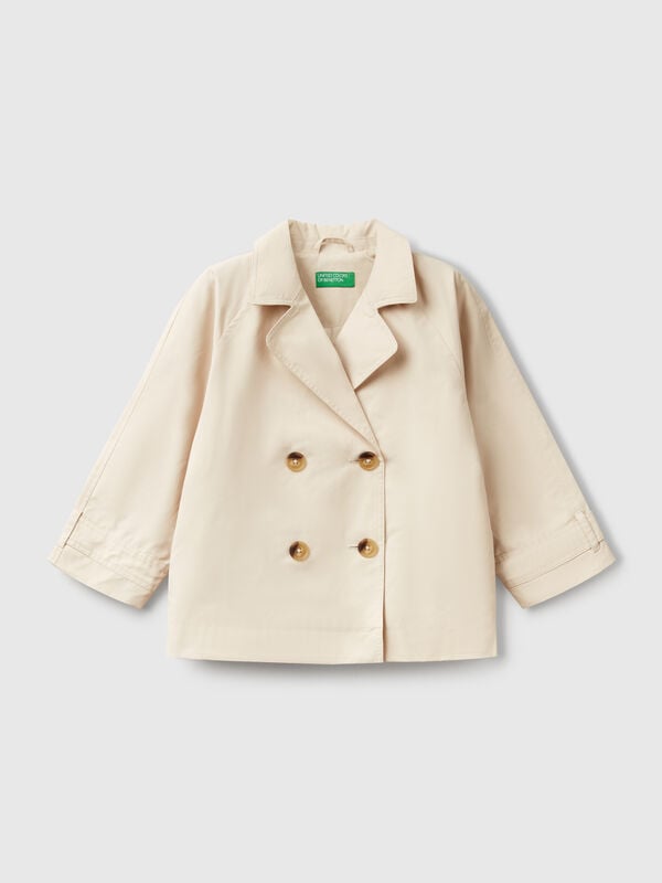 Trench court à double boutonnage Filles