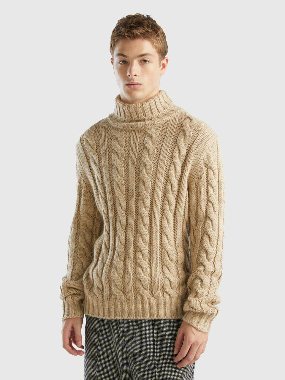Jules pull top col roule homme