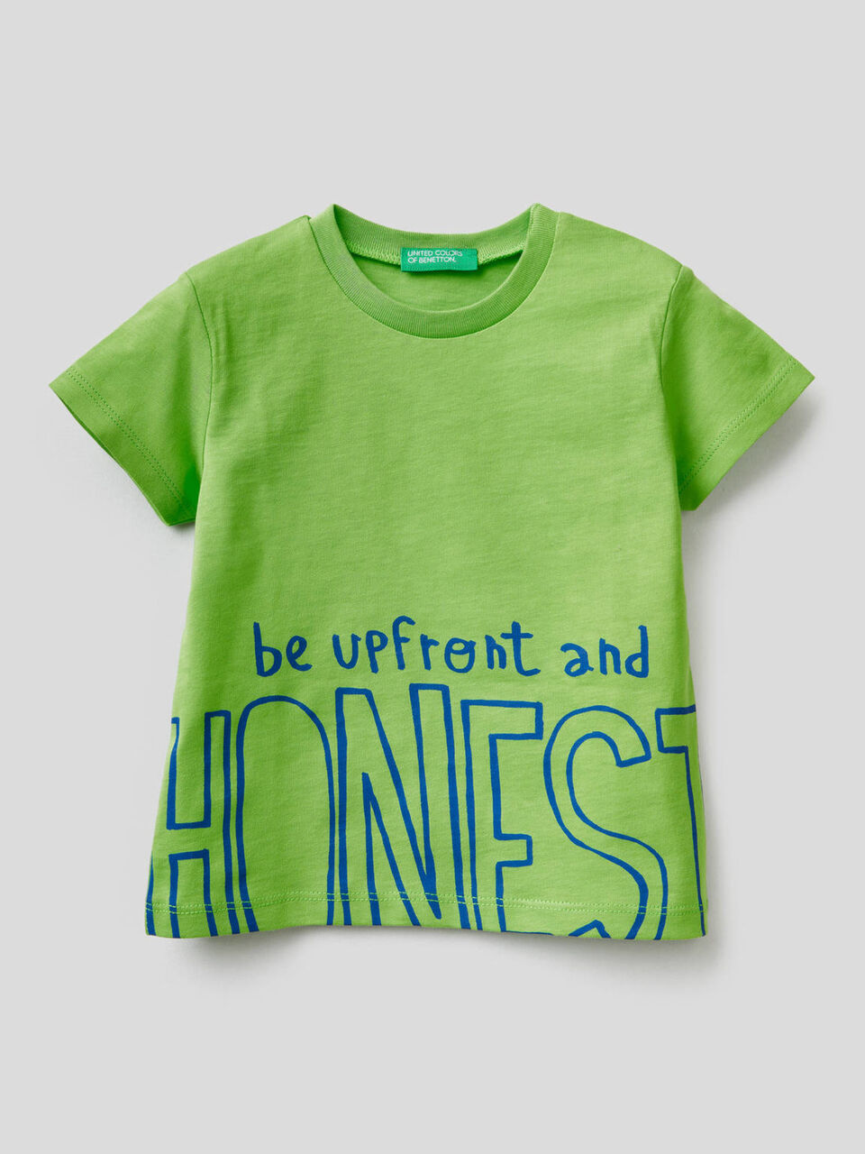 T-shirt en coton avec slogan image number 1