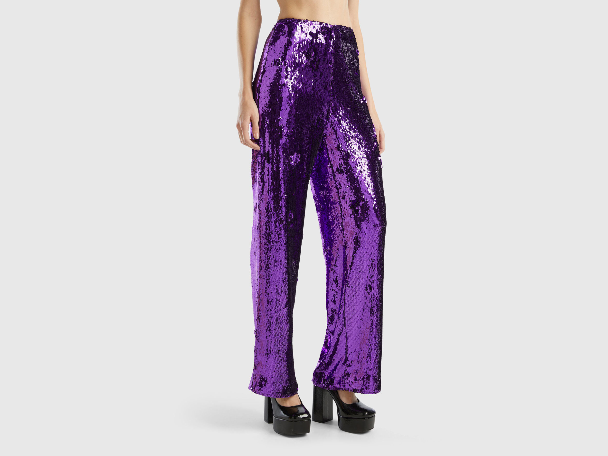 Pantalon shop paillette femme