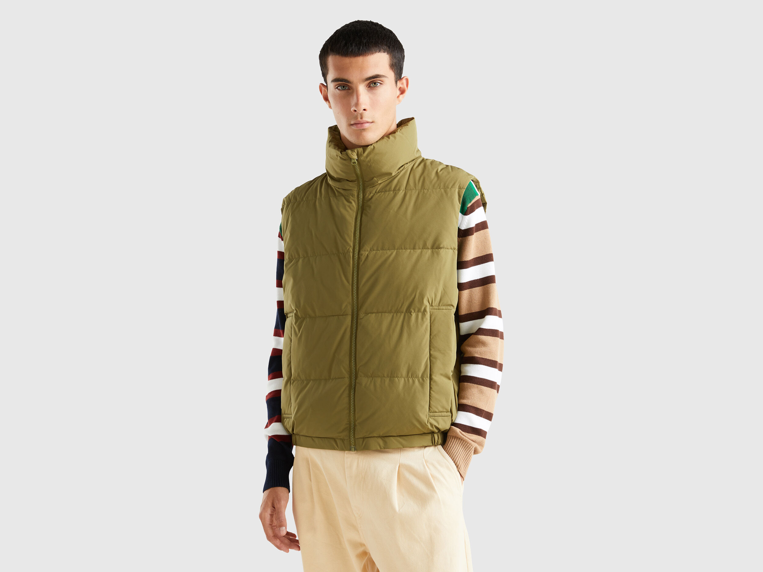 Gilet plume hotsell sans manche