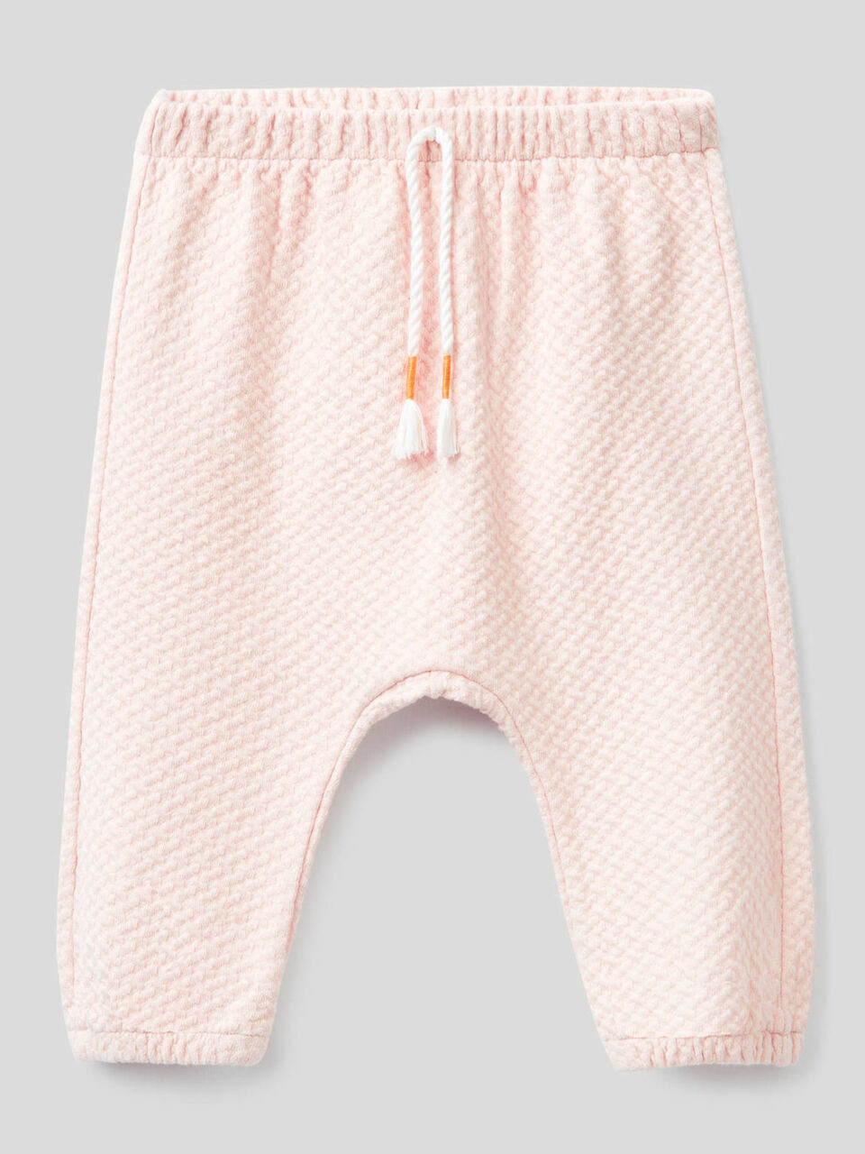 Pantalon en coton bio stretch texturé image number 1