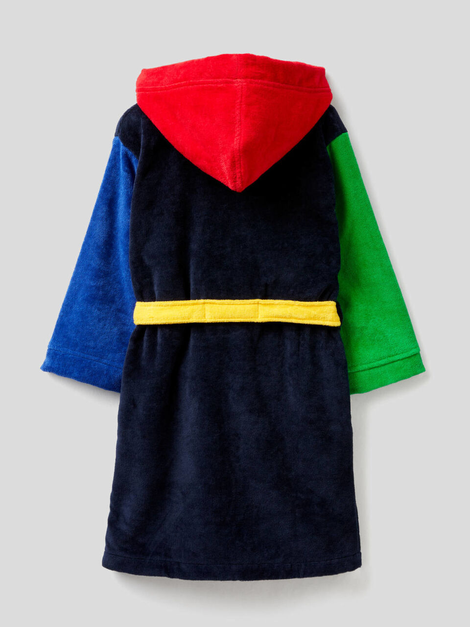 Peignoir color block en coton image number 2