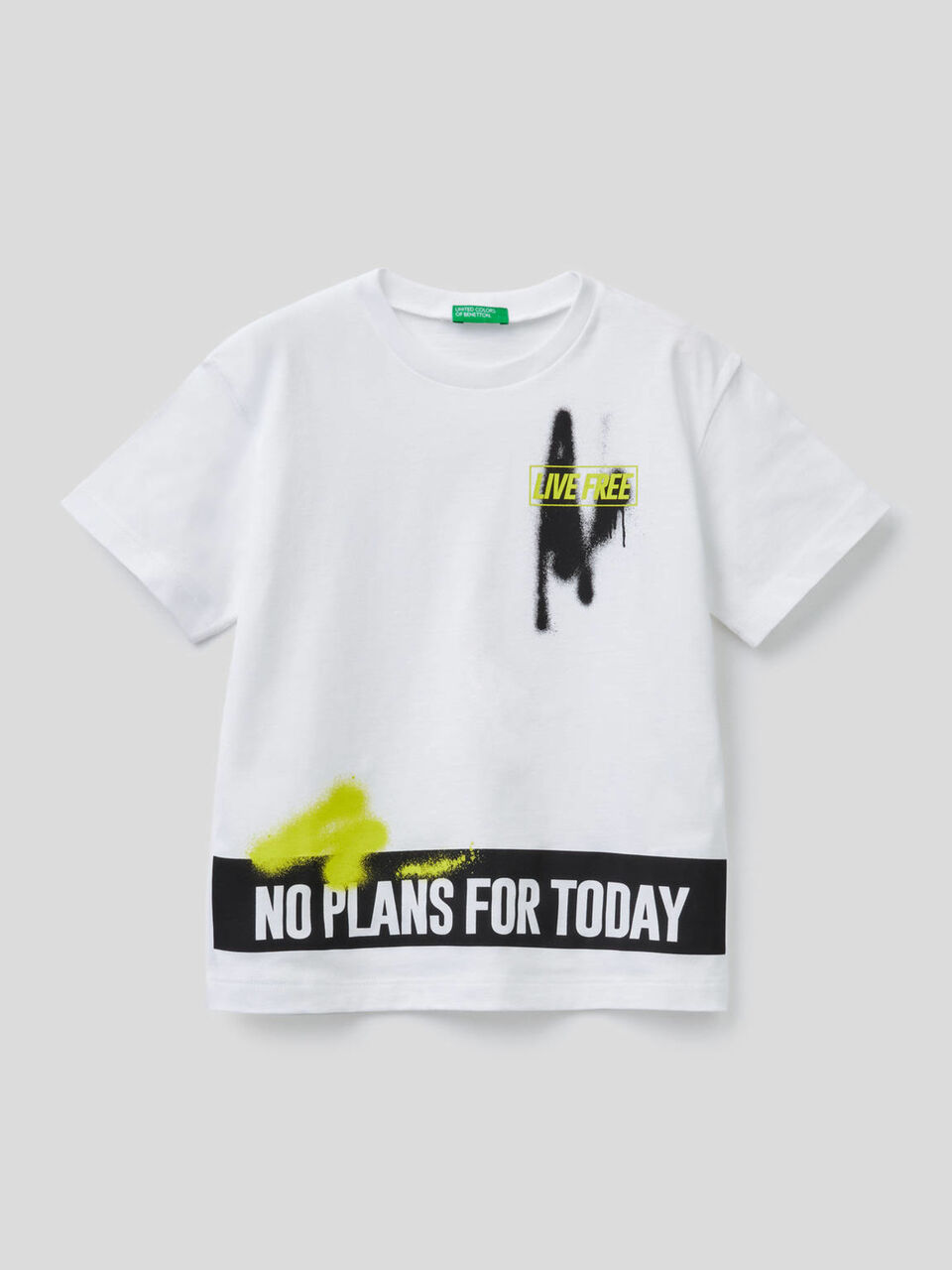 T-shirt en coton bio avec imprimé image number 1